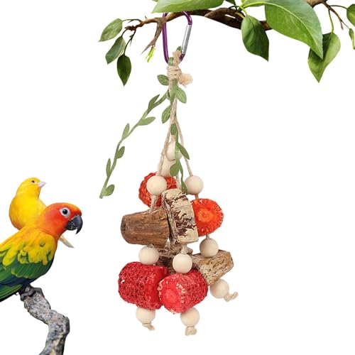 Siuwddee Papageienspielzeug Rattanball, Kauschaukel-Rattanball-Spielzeug für Papageien, Niedliche Spielzeugschaukel zum Erkunden, Entspannen, buntes Vogelspielzeug zum Schnäbelschärfen und Siuwddee Papageienspielzeug Rattanball, Kauschaukel-Rattanball-Spielzeug für Papageien, Niedliche Spielzeugschaukel zum Erkunden, Entspannen, buntes Vogelspielzeug zum Schnäbelschärfen und von Siuwddee