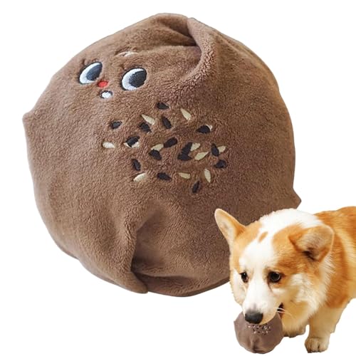 Siuwddee Schnüffelspielzeug für Welpen, Schnüffelpuzzle für Hunde | Leckerli-Spenderspielzeug - Schnüffelspiel, Sesambrotförmiges Hundeplüschspielzeug für kleine und mittelgroße Hunde Siuwddee Schnüffelspielzeug für Welpen, Schnüffelpuzzle für Hunde | Leckerli-Spenderspielzeug - Schnüffelspiel, Sesambrotförmiges Hundeplüschspielzeug für kleine und mittelgroße Hunde von Siuwddee