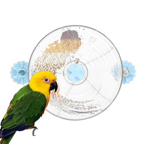 Siuwddee Vogelschwenkrad für, Vogelfutterrad - Drehen Sie das Trainingsspielzeug für kleine Vögel,enfuttersystem Rad Lebensmittel Drehen Sie Training Spielzeug für Sittich Cockatiel Conure Siuwddee Vogelschwenkrad für, Vogelfutterrad - Drehen Sie das Trainingsspielzeug für kleine Vögel,enfuttersystem Rad Lebensmittel Drehen Sie Training Spielzeug für Sittich Cockatiel Conure von Siuwddee