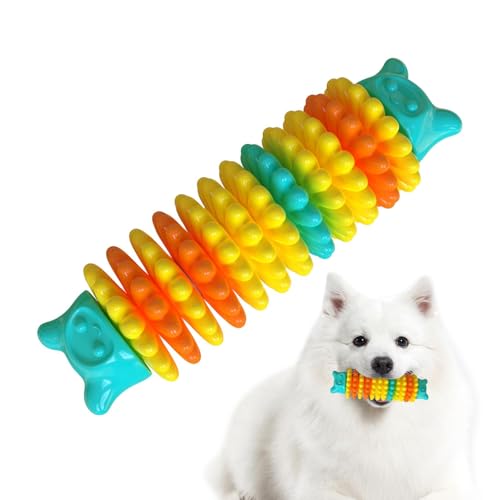 Siuwddee Zahnendes Hundespielzeug - Bissfestes Raupenform Hundespielzeug - Hundekaustab, Welpen Beißzubehör für mittelgroße große kleine Hunde Siuwddee Zahnendes Hundespielzeug - Bissfestes Raupenform Hundespielzeug - Hundekaustab, Welpen Beißzubehör für mittelgroße große kleine Hunde von Siuwddee
