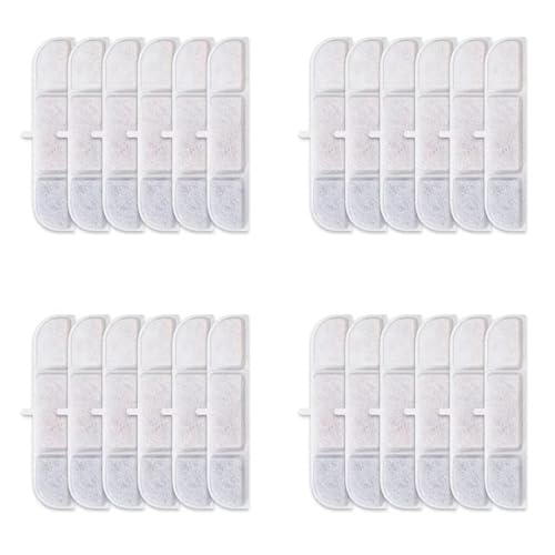 Sizoriruk 24 Aktivkohlefilter für Katzenwasserbrunnen WFP6 Ersatzfilter für Automatischen Haustiertrinkbrunnen Sizoriruk 24 Aktivkohlefilter für Katzenwasserbrunnen WFP6 Ersatzfilter für Automatischen Haustiertrinkbrunnen von Sizoriruk