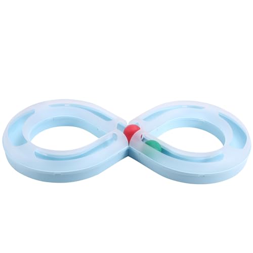 Sizoriruk Haushalts-Katzenspielzeug-Drehteller, Katzen-Trickspiel, Kleiner Katzentunnel, Zubehör, Drehteller, Haustier-Drehteller, Blau Sizoriruk Haushalts-Katzenspielzeug-Drehteller, Katzen-Trickspiel, Kleiner Katzentunnel, Zubehör, Drehteller, Haustier-Drehteller, Blau von Sizoriruk