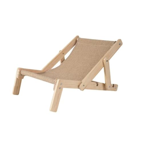 Sizoriruk Sisal-Liegestuhl für Katzen, Sisal-Kratzbaum, Erhöhtes Bett, Katzenhängematte, Abnehmbare Sisalunterlage, Verstellbar, für Den Innenbereich, Alle Jahreszeiten Sizoriruk Sisal-Liegestuhl für Katzen, Sisal-Kratzbaum, Erhöhtes Bett, Katzenhängematte, Abnehmbare Sisalunterlage, Verstellbar, für Den Innenbereich, Alle Jahreszeiten von Sizoriruk