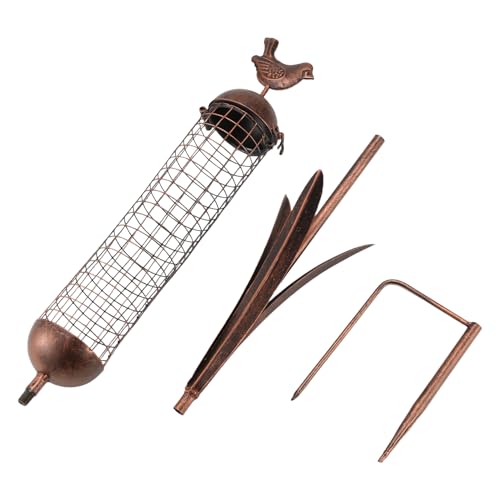 Sizoriruk Vogelfutterspender für Den Garten, Dekoration für Den Außenbereich, Pflanzen, Blumen, Futterspender, Rasen, Boden Sizoriruk Vogelfutterspender für Den Garten, Dekoration für Den Außenbereich, Pflanzen, Blumen, Futterspender, Rasen, Boden von Sizoriruk