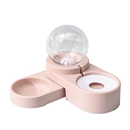 SkVLf Automatischer 1,8-Liter-Doppelnapf-Trinkbrunnen und Futterspender für Haustiere – Bubble Pink SkVLf Automatischer 1,8-Liter-Doppelnapf-Trinkbrunnen und Futterspender für Haustiere – Bubble Pink von SkVLf