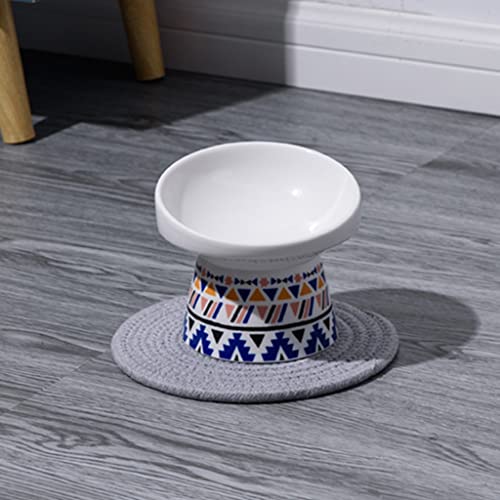 SkVLf Keramik-Futternapf für Katzen mit 45 Grad: 12 cm, perfekt für Hunde und Katzen, Futter- und Wasserspender von SkVLf