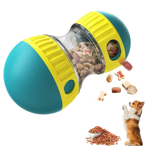 Skeadex Futterball für Hunde, Interaktives Hund Hpielzeug, Hnackball Hundespielzeug Zum Trainieren Der Intelligenz, Bringen Sie interaktiven Spaß! (Grün) von Skeadex