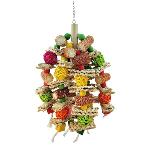 Skiitches Vogelspielzeug Set Kit Spannender Kauspaß für Sittiche, Nymphensittiche, mittelgroße Papageien, Maiskolben Übung des Schnabels Skiitches Vogelspielzeug Set Kit Spannender Kauspaß für Sittiche, Nymphensittiche, mittelgroße Papageien, Maiskolben Übung des Schnabels von Skiitches