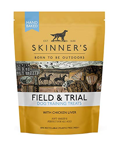 Skinner's Field & Trial Hundeleckerlis – Trainingsleckereien mit Hühnerleber, 90 g Beutel von Skinners