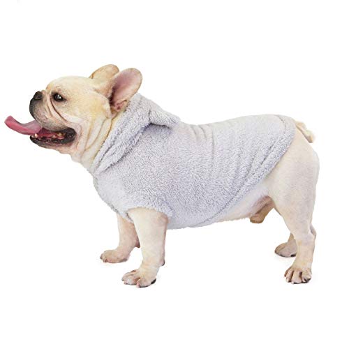 SkotO Heiße Mode-Haustier-Hundetuch-Hundewinter-Stoff-Haustier-Weste Neu Norweger Pullover Hund (Grey, S) von SkotO