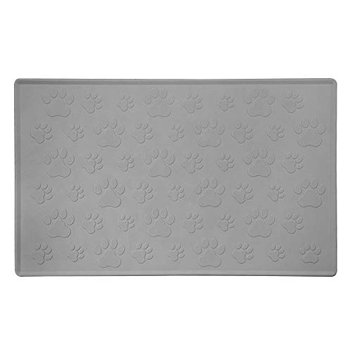Napfunterlage,Fressnapfunterlage für Katze oder Hund,wasserdichte und rutschfeste Futternäpfe Matte Silikon Fressnapf Unterlage für Katzennapf und Hundenapf von Skrtuan