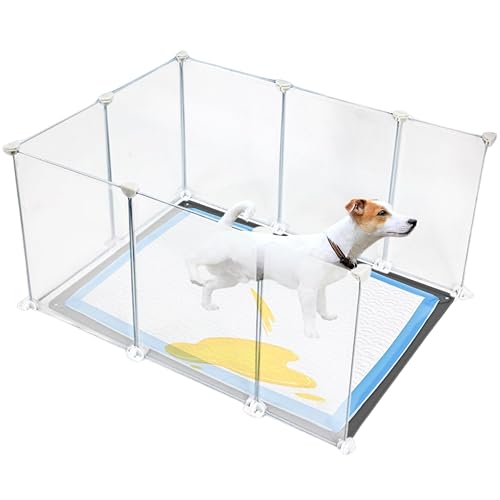 Skywin - Katzentoilette Spritzschutz 80 x 59 x 39 cm, Hundetoilette Schild Guard, Katzentoilette Urinierschilde für Hunde, leicht zu reinigende Indoor-Klo für Hunde, Welpen-Urinierunterlage Halter Skywin - Katzentoilette Spritzschutz 80 x 59 x 39 cm, Hundetoilette Schild Guard, Katzentoilette Urinierschilde für Hunde, leicht zu reinigende Indoor-Klo für Hunde, Welpen-Urinierunterlage Halter von Skywin