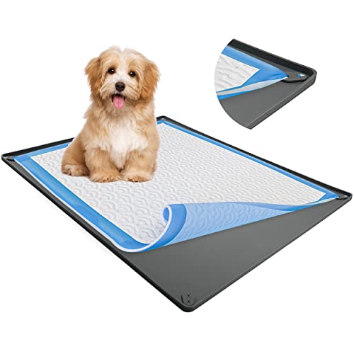 Skywin Pee Pad Halter Grau – 76,2 x 91,4 cm, kein Verschütten und Auslaufen, Silikon Puppy Pad Halter Skywin Pee Pad Halter Grau – 76,2 x 91,4 cm, kein Verschütten und Auslaufen, Silikon Puppy Pad Halter von Skywin