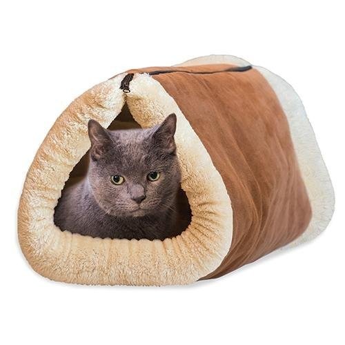 2-in-1-Katzenrohr/Tunnel, Katzenmatte und Bett von Sleep&Snuggle