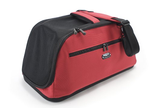 Sleepypod Air Haustier-Flug-Reisetasche, Strawberry Red, 1 Stück (1er Pack) von Sleepypod