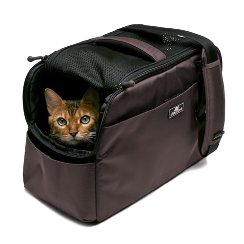 Sleepypod Atom Haustier-Flug-Reisetasche, Dark Chocolate, 1 Stück (1er Pack) von Sleepypod