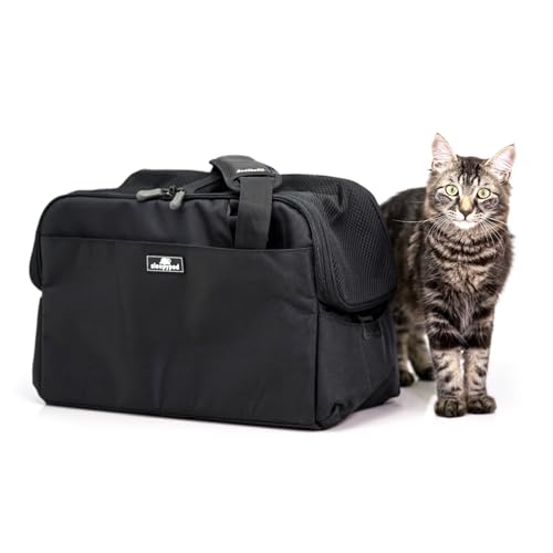Sleepypod Atom Haustier-Flug-Reisetasche, Jet Black, 1 Stück (1er Pack) von Sleepypod