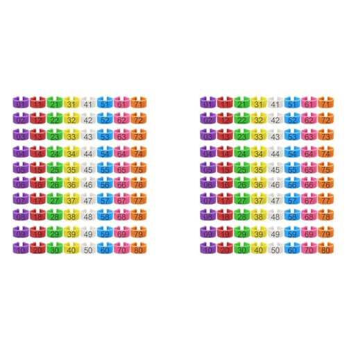 Slicooken 160 St¡§1ck 16 mm H¡§1hnerbeinringe in 8 Farben, 01-80 Nummerierte H¡§1hnerbeinringe Zur Identifizierung, Enten-Gefl¡§1gelbeinanh?nger Slicooken 160 St¡§1ck 16 mm H¡§1hnerbeinringe in 8 Farben, 01-80 Nummerierte H¡§1hnerbeinringe Zur Identifizierung, Enten-Gefl¡§1gelbeinanh?nger von Slicooken