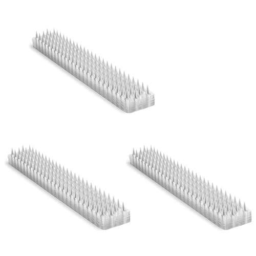 Slicooken 30X Spikes Repeller Katze Kunststoff Vogelabwehr Anti Taube Anti Eichh?rnchen Gartenz?UNE Kontrolle Transparent Spikes Slicooken 30X Spikes Repeller Katze Kunststoff Vogelabwehr Anti Taube Anti Eichh?rnchen Gartenz?UNE Kontrolle Transparent Spikes von Slicooken