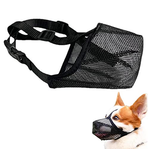 Maulkorb für große Hunde - Trinkbarer Haustier-Maulkorb aus Air Mesh,Maulkorb zum Schutz vor Giftködern für kleine, mittelgroße Hunde, verhindert Beißen, Kauen und Maulkorb für große Hunde - Trinkbarer Haustier-Maulkorb aus Air Mesh,Maulkorb zum Schutz vor Giftködern für kleine, mittelgroße Hunde, verhindert Beißen, Kauen und von Sloane