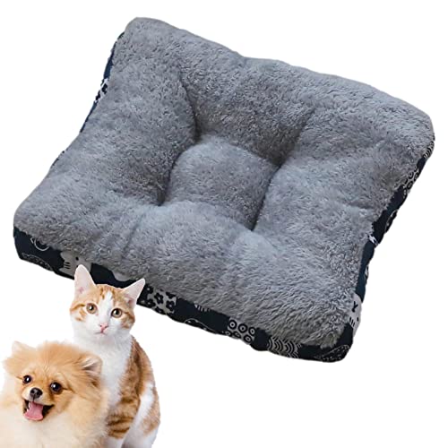 Plüsch-Hundebett | Warmes Hundebett-Kistenkissen mit Rutschfester Unterseite | Hundebett für kleine, große und mittelgroße Hunde, Katzen, Kaninchen Plüsch-Hundebett | Warmes Hundebett-Kistenkissen mit Rutschfester Unterseite | Hundebett für kleine, große und mittelgroße Hunde, Katzen, Kaninchen von Sloane