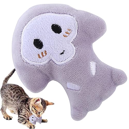 Sloane Halloween Katzenspielzeug | Halloween Interaktives, mit Katzenminze gefülltes Zahnungs-Kauspielzeug,Niedliches und weiches Kuschelkissen für Kätzchen im Innenbereich, Spielzeug zum Kicken für Sloane Halloween Katzenspielzeug | Halloween Interaktives, mit Katzenminze gefülltes Zahnungs-Kauspielzeug,Niedliches und weiches Kuschelkissen für Kätzchen im Innenbereich, Spielzeug zum Kicken für von Sloane