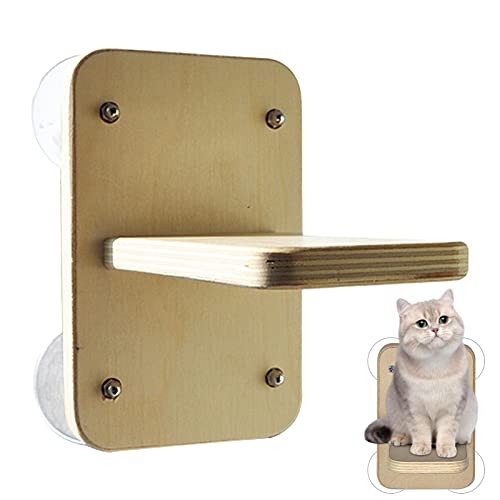 Sloane Katzensitzfenster,Kätzchen-Fensterbankbett - Katzenregal mit starken Saugnäpfen, platzsparender, am Fenster montierter Katzensitz für Katzen im Innenbereich zum Sonnenbaden und Nickerchen Sloane Katzensitzfenster,Kätzchen-Fensterbankbett - Katzenregal mit starken Saugnäpfen, platzsparender, am Fenster montierter Katzensitz für Katzen im Innenbereich zum Sonnenbaden und Nickerchen von Sloane