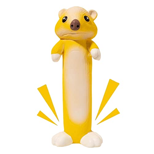 Sloane Quietschendes Hundespielzeug - Grunzendes Hundespielzeug Gummiotter - Kaugummi-Squeaker-Hundewelpen-Kauspielzeug, lustiges süßes Hundespielzeug für kleine, mittelgroße Hunde Sloane Quietschendes Hundespielzeug - Grunzendes Hundespielzeug Gummiotter - Kaugummi-Squeaker-Hundewelpen-Kauspielzeug, lustiges süßes Hundespielzeug für kleine, mittelgroße Hunde von Sloane