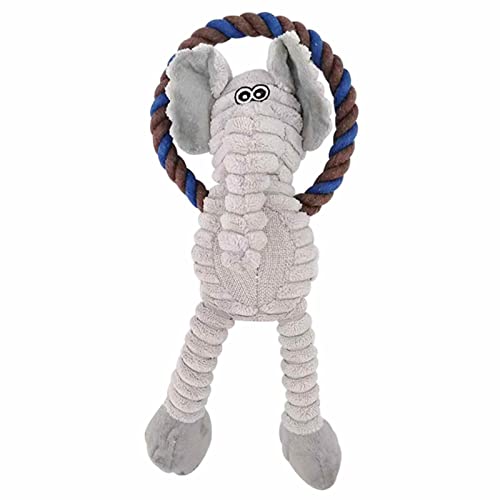 Sloane Seilschlepper Hundespielzeug, Zahnputzkauen Welpenspielzeug, Kauspielzeug für Hunde mit Quietschen und Seil, Kauspielzeug zum Zahnen für Welpen, interaktives Spielzeug für Haustiere Sloane Seilschlepper Hundespielzeug, Zahnputzkauen Welpenspielzeug, Kauspielzeug für Hunde mit Quietschen und Seil, Kauspielzeug zum Zahnen für Welpen, interaktives Spielzeug für Haustiere von Sloane