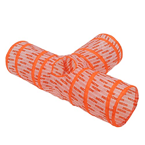 Sluffs Depets Cat Tunnel for Indoor Cats,3 Way Cat Tunnels Thickened Tear Resistant Collapsible Cat Tunnel Tube for Cats Kitten Sluffs Depets Cat Tunnel for Indoor Cats,3 Way Cat Tunnels Thickened Tear Resistant Collapsible Cat Tunnel Tube for Cats Kitten von Sluffs