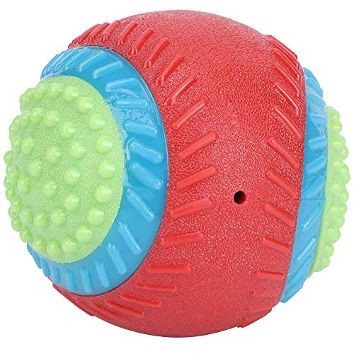 Sluffs Dog Balls, Teeth Cleaning Puppy Chew Toys, Squeaky Pet Ball Toys, Interactive Dog Ball, for Puppy Medium Large Dogs. Sluffs Dog Balls, Teeth Cleaning Puppy Chew Toys, Squeaky Pet Ball Toys, Interactive Dog Ball, for Puppy Medium Large Dogs. von Sluffs