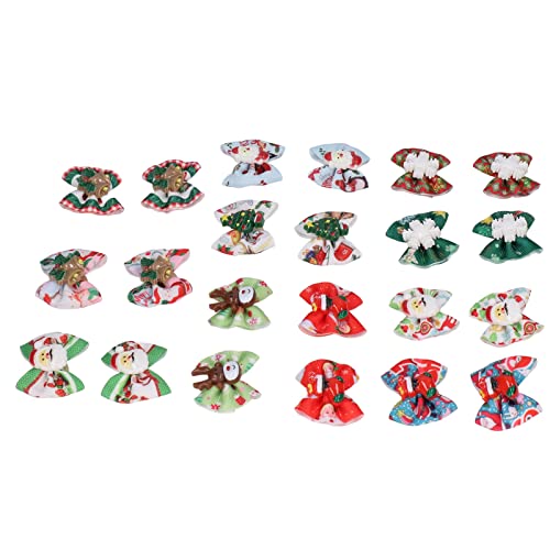 Sluffs Dog Small Bowknot Hair Bows with Elastic Rubber Bands, Cute Dog Grooming Bows Puppy Hair Accessories for Long Hair Pet Dogs Cats. von Sluffs