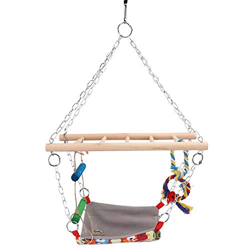 Sluffs Hanging Pet Parrot Bite Climbing Toy Hamster Swing Ladder Hammock Toy,Swing Hanging Standing Chewing Toy Hammock Climbing Ladder Sluffs Hanging Pet Parrot Bite Climbing Toy Hamster Swing Ladder Hammock Toy,Swing Hanging Standing Chewing Toy Hammock Climbing Ladder von Sluffs