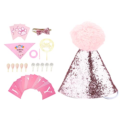 Sluffs Hunde Geburtstag Schalhut Verstellbares weich Bequeme dauerhafte Geburtstagsvorräte für Hunde von Sluffs