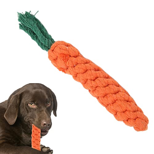Sluffs Kauspielzeug für Hunde, Welpen, Katzen, Kauknoten, Baumwollknoten, Karotte, Kauspielzeug für die Zahnreinigung von Haustieren, Kauspielzeug aus Baumwollseil für Haustiere Sluffs Kauspielzeug für Hunde, Welpen, Katzen, Kauknoten, Baumwollknoten, Karotte, Kauspielzeug für die Zahnreinigung von Haustieren, Kauspielzeug aus Baumwollseil für Haustiere von Sluffs