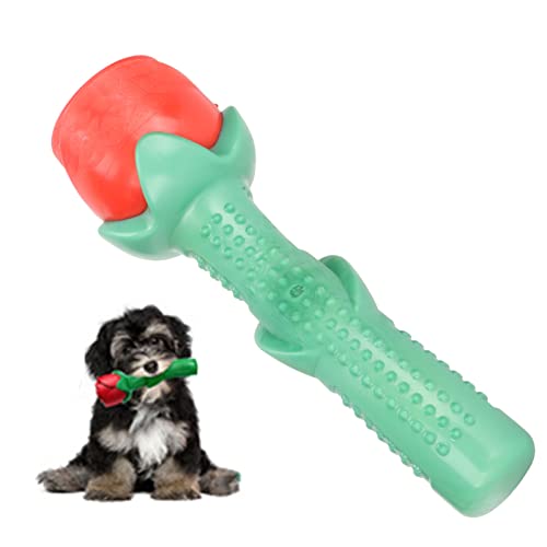 Sluffs Kauspielzeug für Hunde für Aggressive Kauer, Rosen-Hundespielzeug für kleine mittelgroße Hunde, interaktives Kauspielzeug für Hunde zum Training und Reinigen der Zähne Sluffs Kauspielzeug für Hunde für Aggressive Kauer, Rosen-Hundespielzeug für kleine mittelgroße Hunde, interaktives Kauspielzeug für Hunde zum Training und Reinigen der Zähne von Sluffs