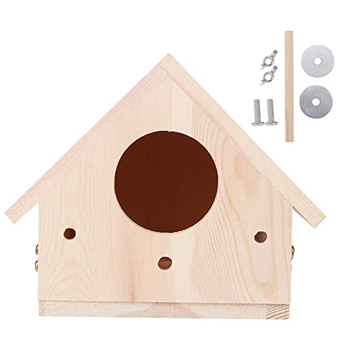 Sluffs Outdoor Innovatives Vogelhaus aus Holz, Vogelhäuser Für Den Außenbereich, Vogelhaus, Vögel, Nistkäfig, Ornament, Gartendekoration von Sluffs