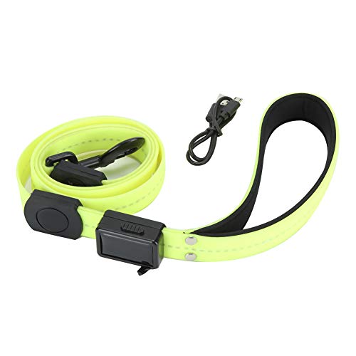 Sluffs PU Universal Lighting LED Efficient USB Charging Pulling Traction Leash Rope for Dogs for Night Walking Safety, Small to Large Pets Sluffs PU Universal Lighting LED Efficient USB Charging Pulling Traction Leash Rope for Dogs for Night Walking Safety, Small to Large Pets von Sluffs