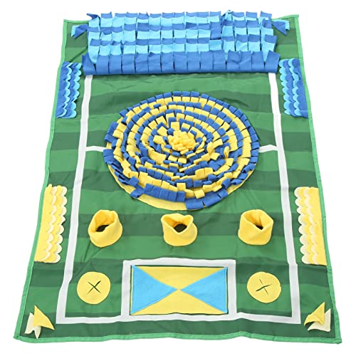 Sluffs Pet Sniffing Pad Football Field Design Nosework Blanket Interactive Feeding Training Mat for Dog Stress Release for Training and Stress Relief Encourages Foraging Sluffs Pet Sniffing Pad Football Field Design Nosework Blanket Interactive Feeding Training Mat for Dog Stress Release for Training and Stress Relief Encourages Foraging von Sluffs