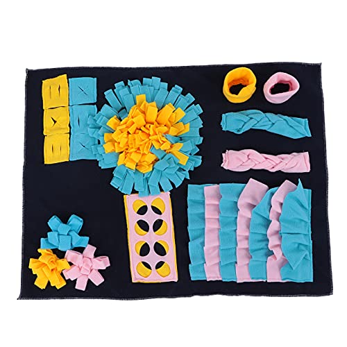Sluffs Vivifying Snuffle Mat for Dogs, Interactive Sniff Mat for Slow Eating and KeepDog Snuffle Pad Interactive Feeding Mat Dog Food Dispenser Mat for Travel Slow Eating Stress Re von Sluffs