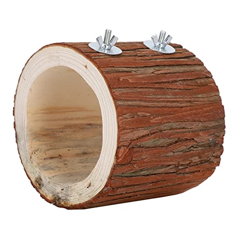 Sluffs Wooden Hamster Tunnels,Bird Tree Hole Nest Small Pet Wooden Toy Hideaway for Hamster Squirrel Parrot Sluffs Wooden Hamster Tunnels,Bird Tree Hole Nest Small Pet Wooden Toy Hideaway for Hamster Squirrel Parrot von Sluffs