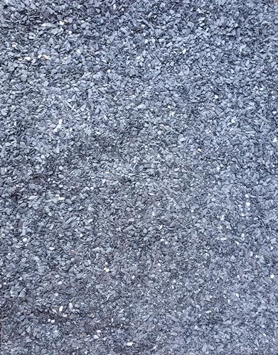Small World Slate & Stone Aquarienkies – Natursandsubstrat für Aquascaping, Süß- und Meerwassertanks, grau, Kiesgröße ca. 1 bis 3 mm (2,7 kg) von Small World Slate & Stone