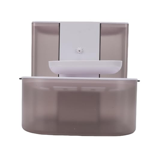Smandy Automatischer Haustierwasserspender, Intelligent Beheizte Zirkulierende Katzenwasserbrunnen Schüssel Neigung Design für Haustierkatze Hund von Smandy