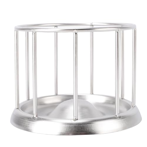 Smandy Edelstahl -Schildkröte -Fütterungsbecken, Langlebige Schildkrampfschale mit Sicherem Rand für Tiergeschäft und Hausgebrauch (L 360 ml 6,8x14,5 cm / 2,7x5,7in) von Smandy