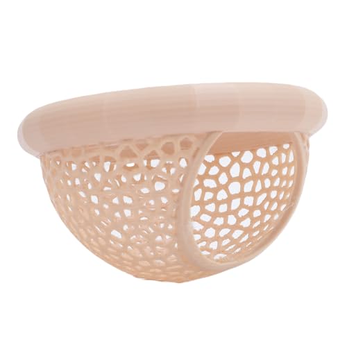 Smandy Hängsfisch -Zuflucht, Multifunktionales Fisch Versteckt Atmungsaktives Schwebbares Aquariumdekor für Fischschwimmer Ausblenden (beige) von Smandy