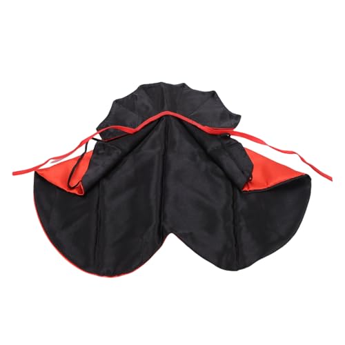 Smandy Haustiere Cosplay Cloak, Dual Farbe Rot Schwarz Reversible Cape Kostüm Outfit für Halloween Christmas Haustier Kleidungskleid Smandy Haustiere Cosplay Cloak, Dual Farbe Rot Schwarz Reversible Cape Kostüm Outfit für Halloween Christmas Haustier Kleidungskleid von Smandy