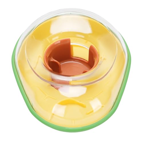 Smandy Small Dog Slow Feeder Bowl, Interaktives Puzzlespielzeug, Premium -Plastik, Leckendesign, Verhindert übermäßiges Essen für Welpen und Katzen 23.5 X 18 cm von Smandy
