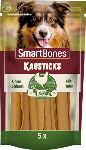 SmartBones Kausticks - Hundesnack mit Huhn und Gemüse, Kaustangen mit weicher Textur, ohne Rohhaut, 5 Stück von SmartBones