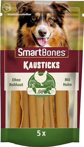 SmartBones Kausticks - Hundesnack mit Huhn und Gemüse, Kaustangen mit weicher Textur, ohne Rohhaut, 5 Stück von SmartBones