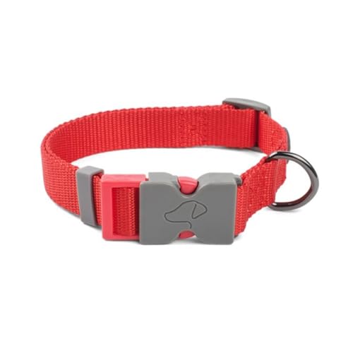 Zoon Walkabout Hundehalsband, Basic-Design, Rot (M) von Smart Garden